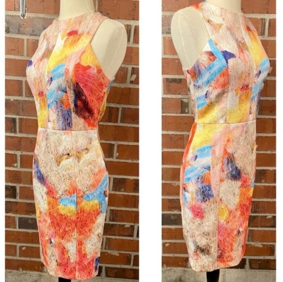 💋 Abstract Color Dress - Picture 2 of 7